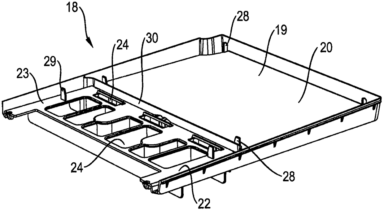 Bottom assembly for clothes dryer and clothes dryer with such bottom assembly