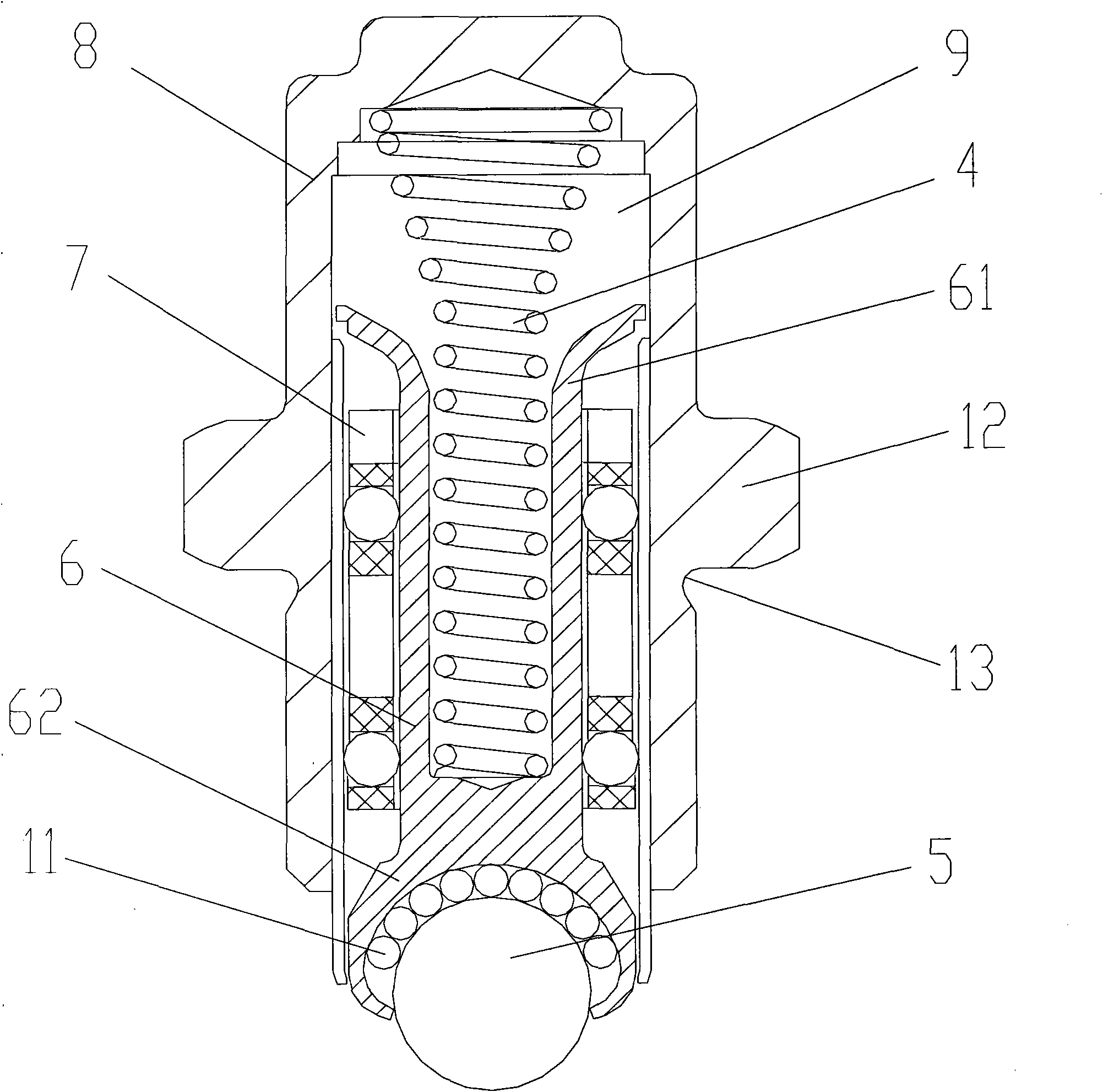 Self-locking device of transmission control mechanism