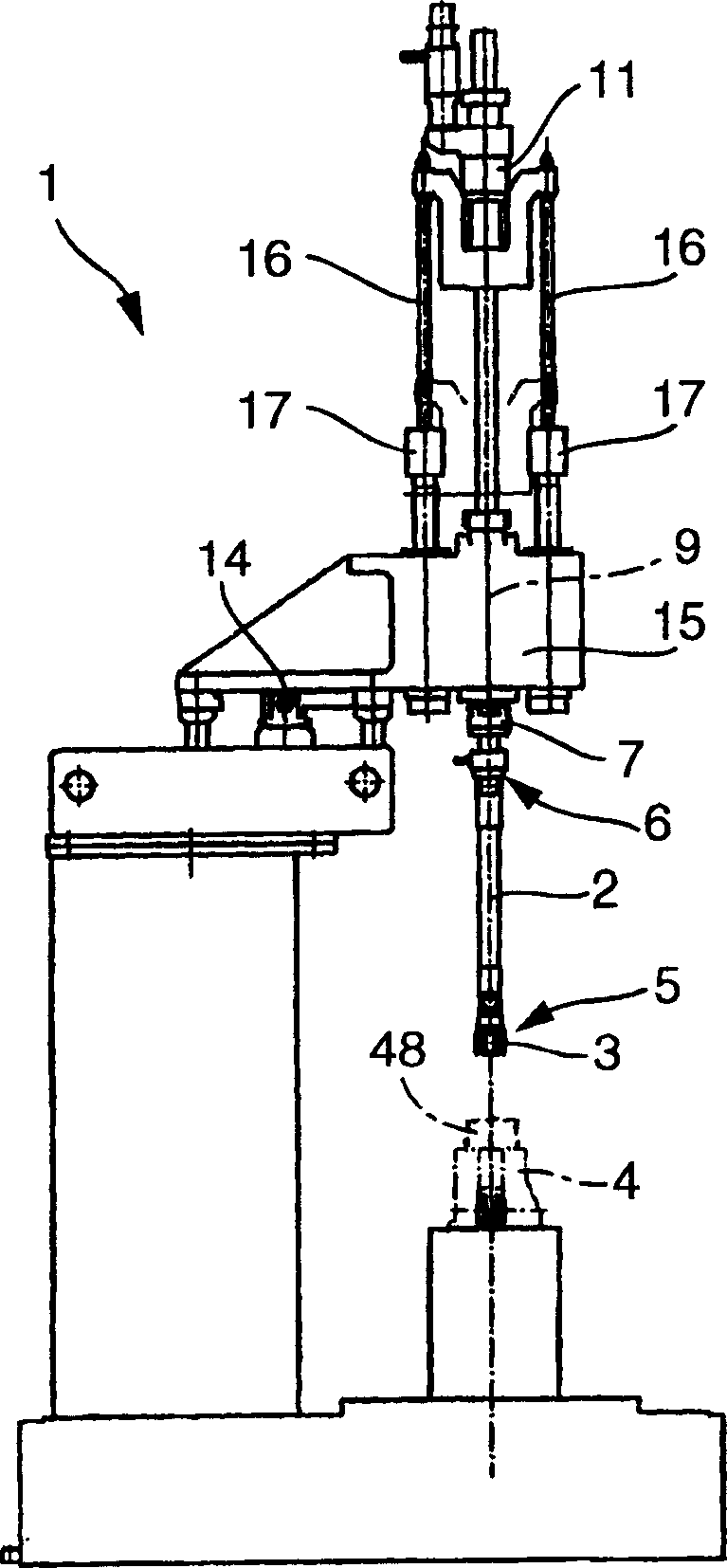 Method and apparatus for automatically changing of honing tools