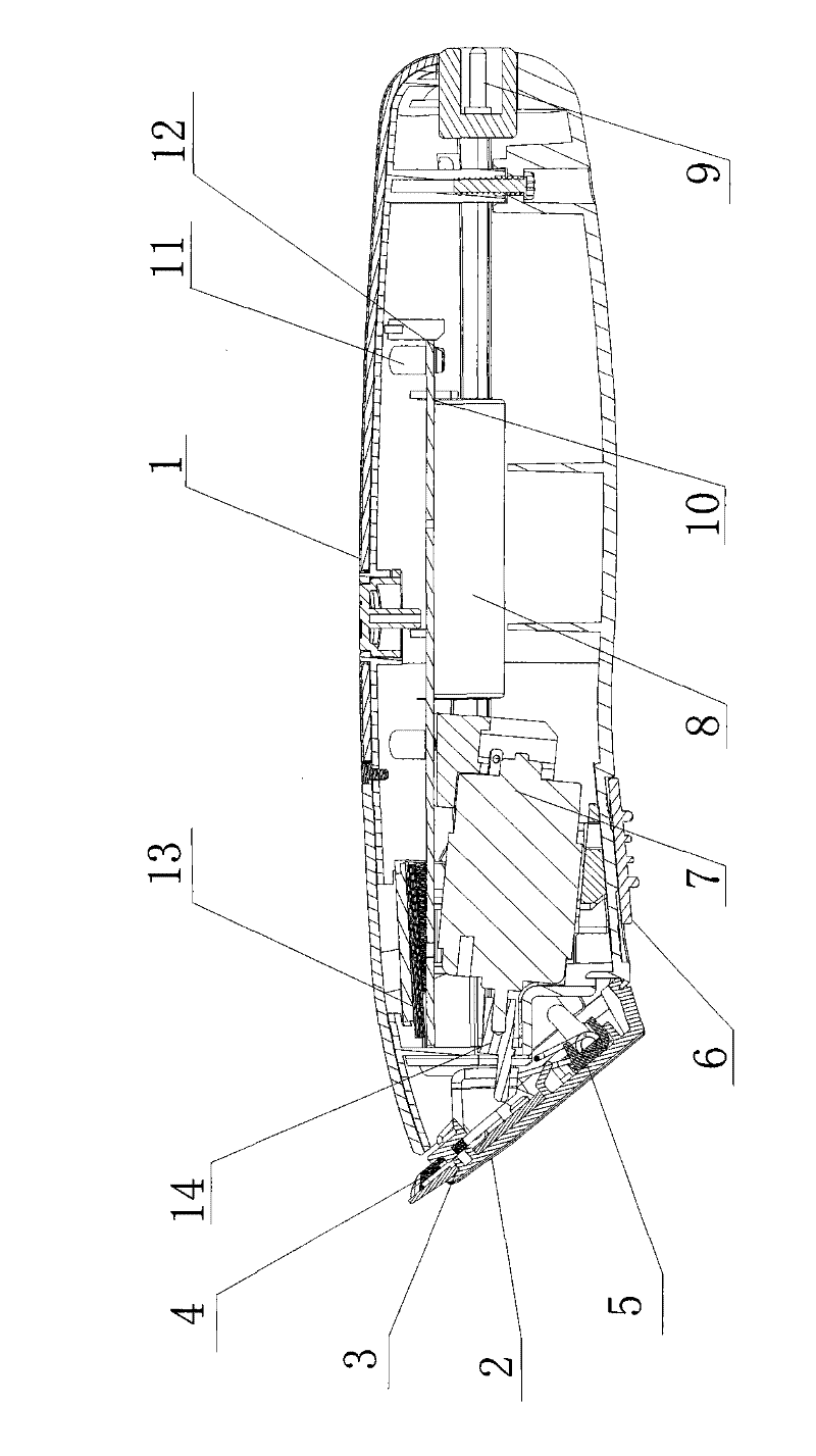 Hair cutter capable of adjusting output power of motor automatically