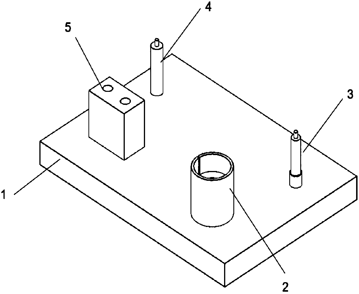 Vehicle traveling data recorder circuit board welding clamp