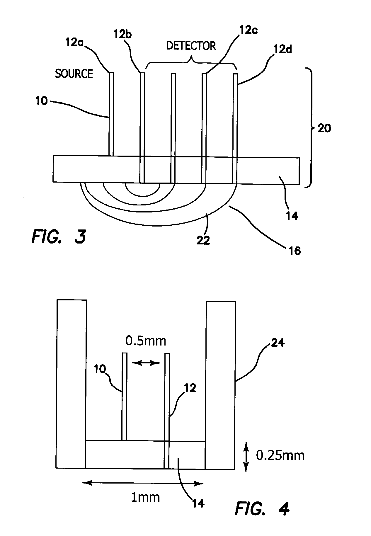 Method and apparatus for quantification of optical properties of superficial volumes using small source-to-detector separations