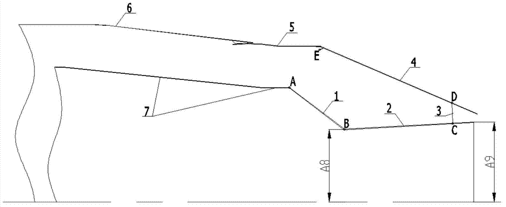 Method for regulating and designing engine jet pipe throat area by taking installation performance into account