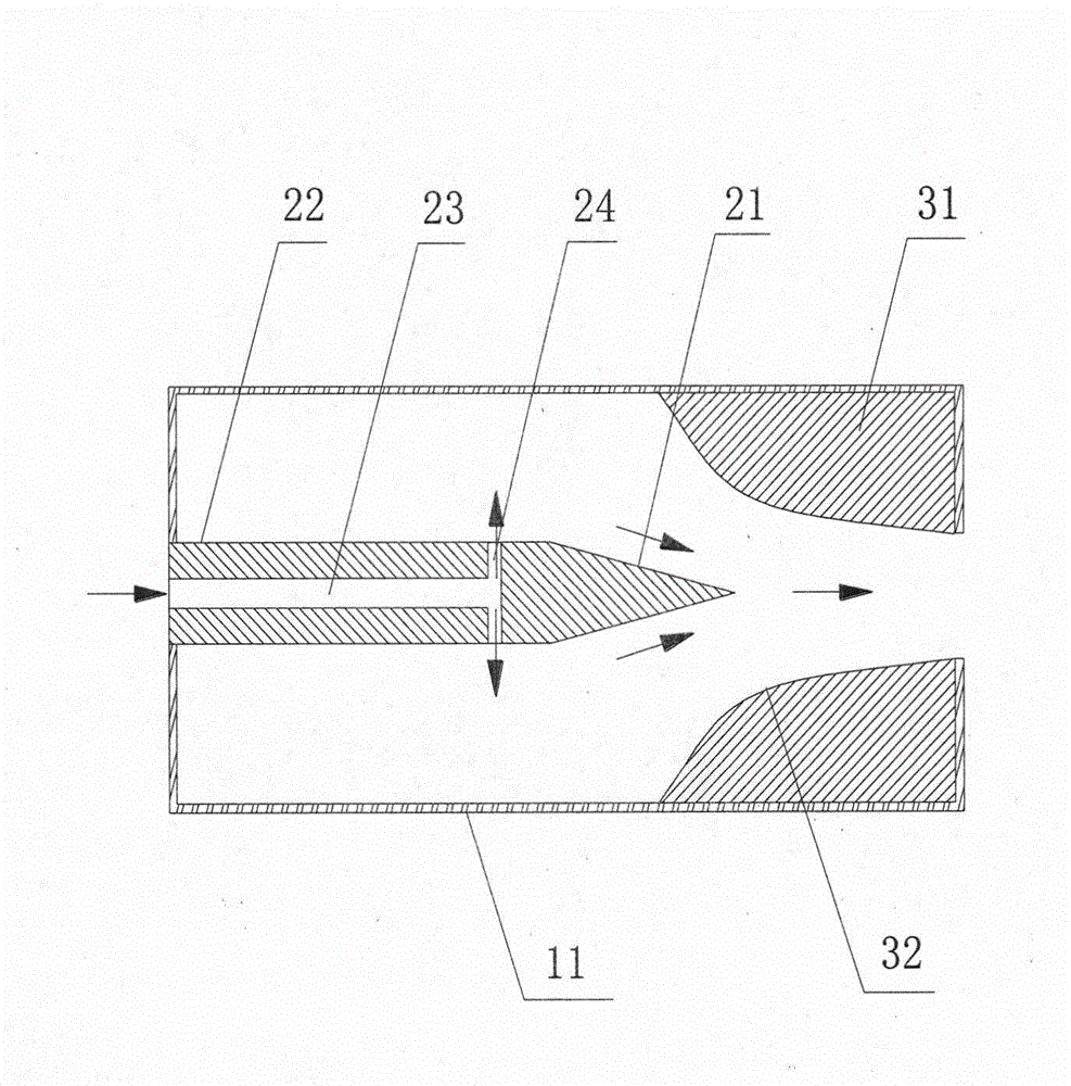 Discharging device and method applied to ion source