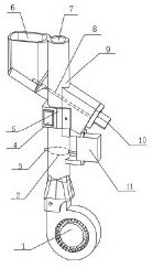 Accurate powder control and wind control type kiwi fruit pollinator