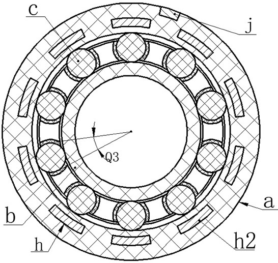 Roller bearing capable of realizing self-power-generation monitoring