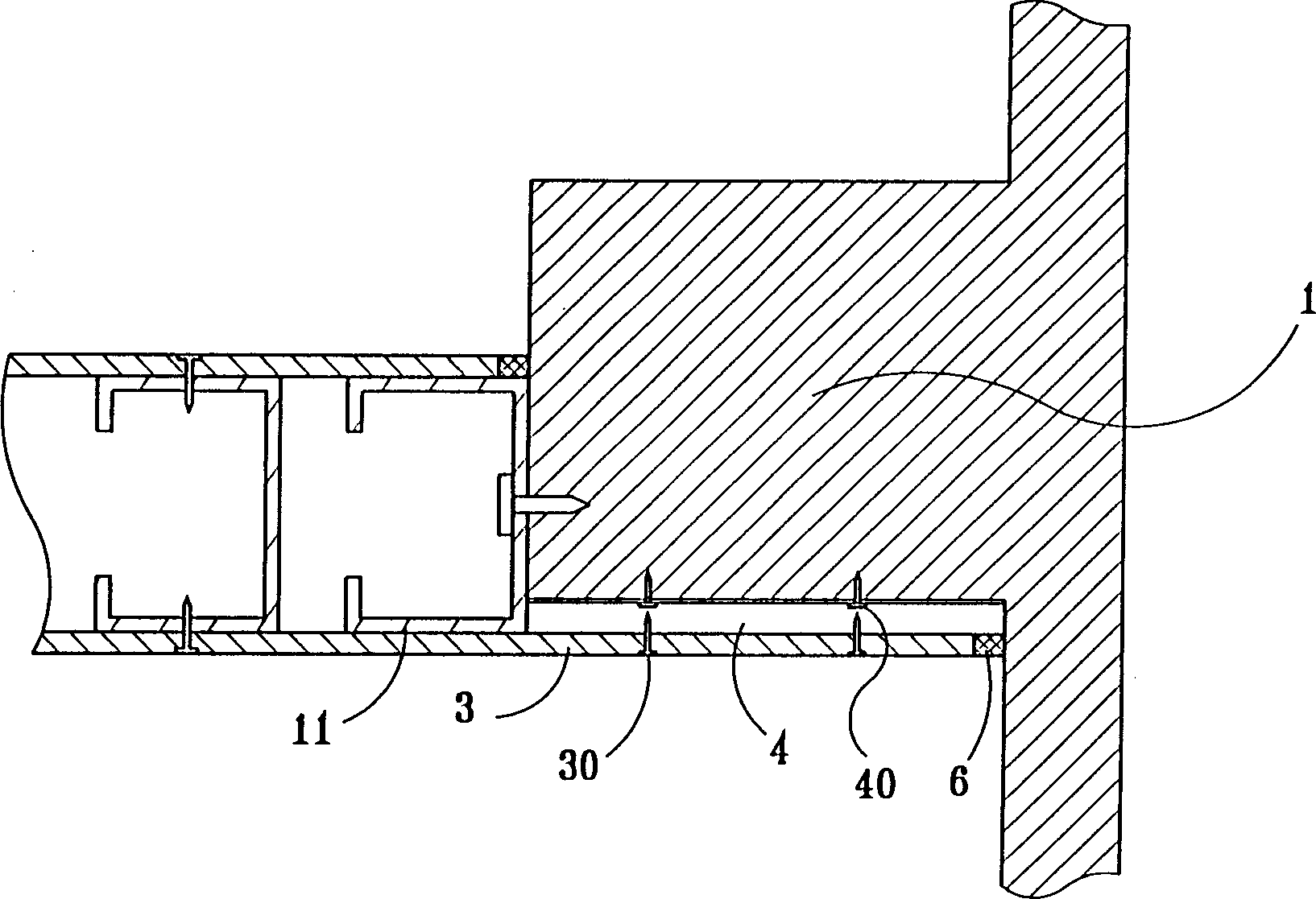 Enclosed beam and column structure