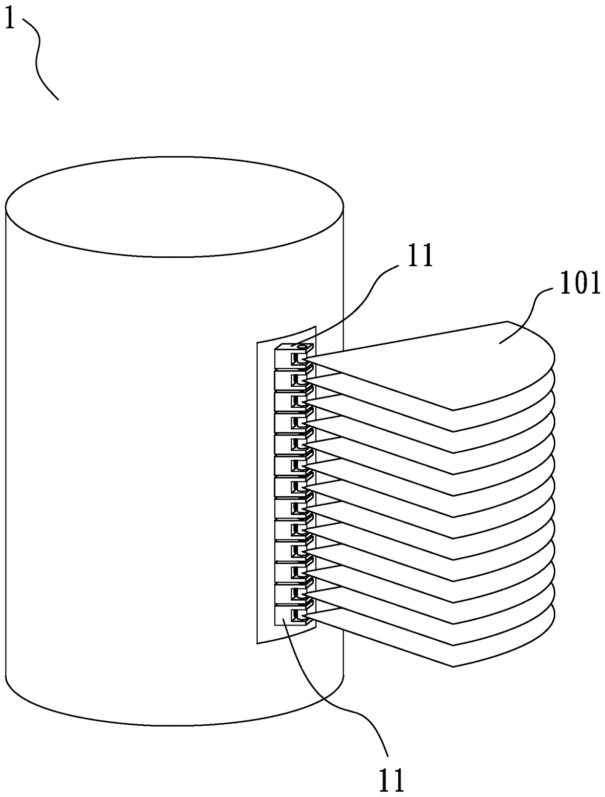 Safe pedestrian crossing method at night and light projection device