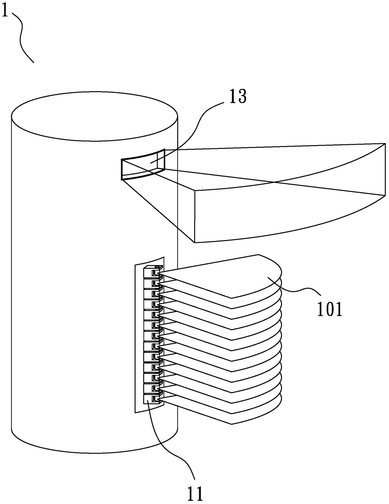 Safe pedestrian crossing method at night and light projection device