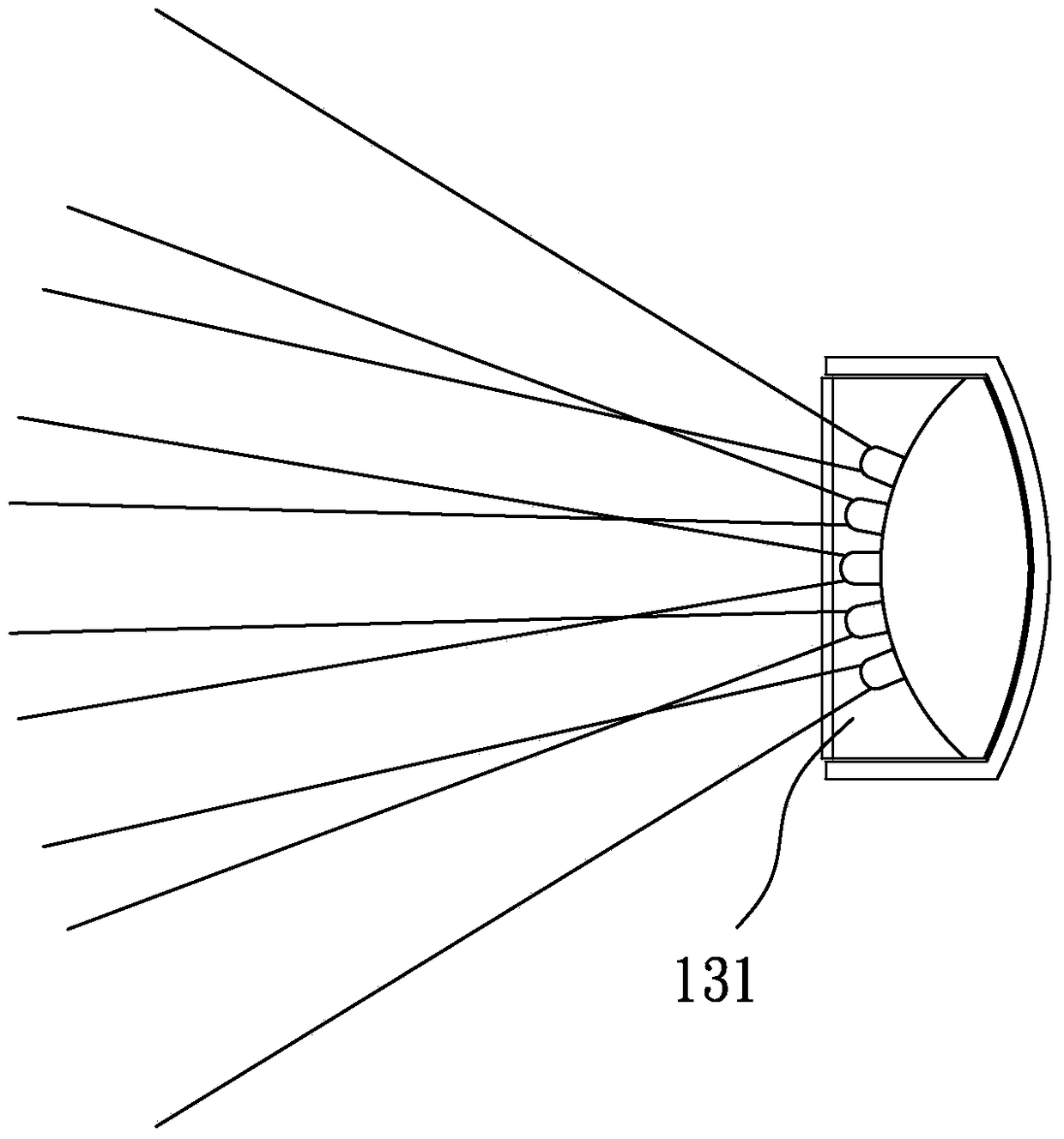 Safe pedestrian crossing method at night and light projection device