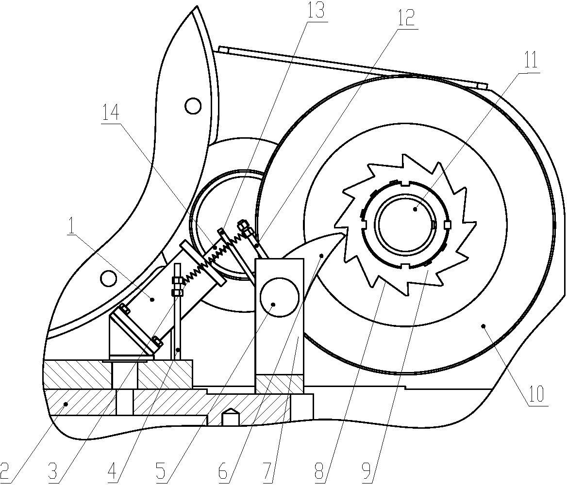 Positioning method and positioning apparatus for rock-loader bucket