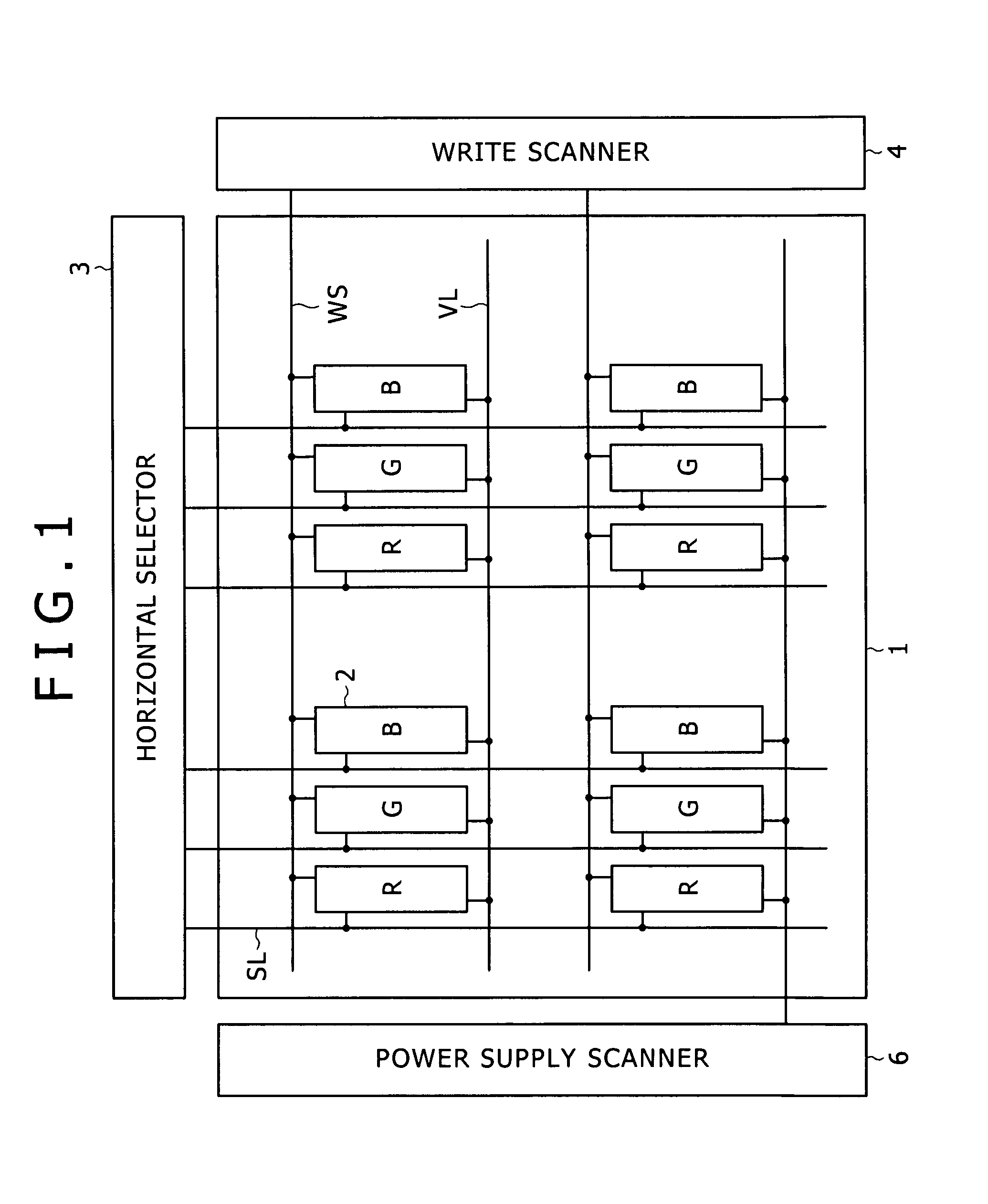 Display, method for driving display, electronic apparatus