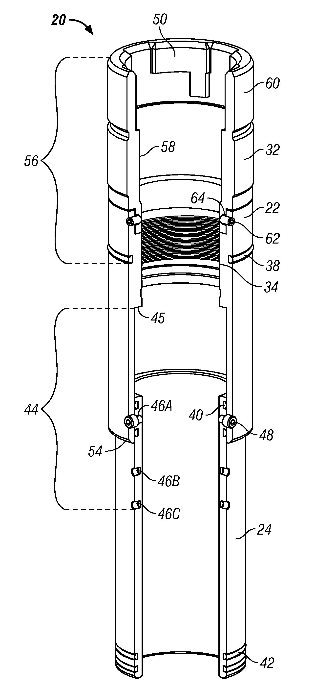 Telescopic fracturing isolation sleeve