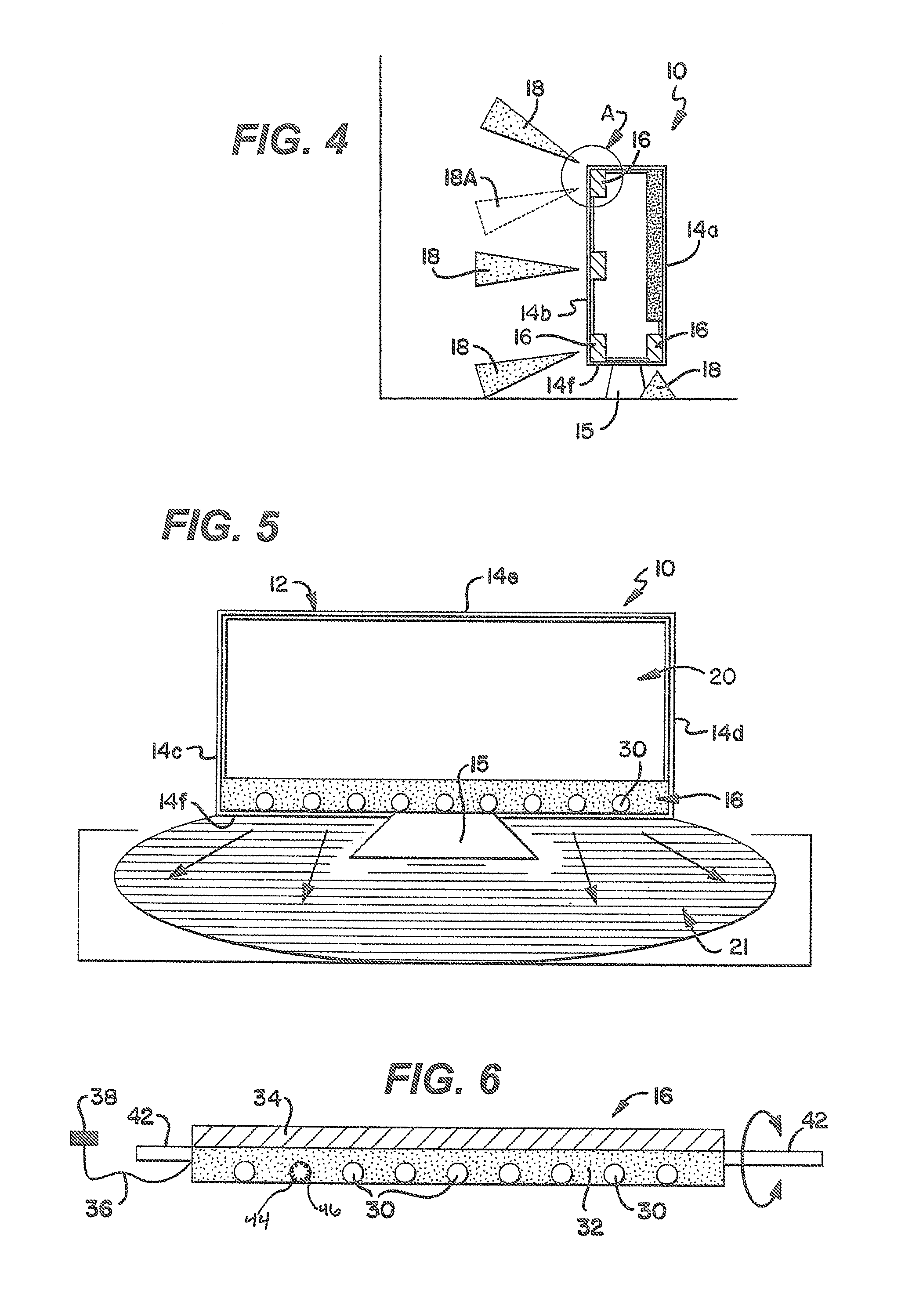 Electronic display device with integrated lighting system