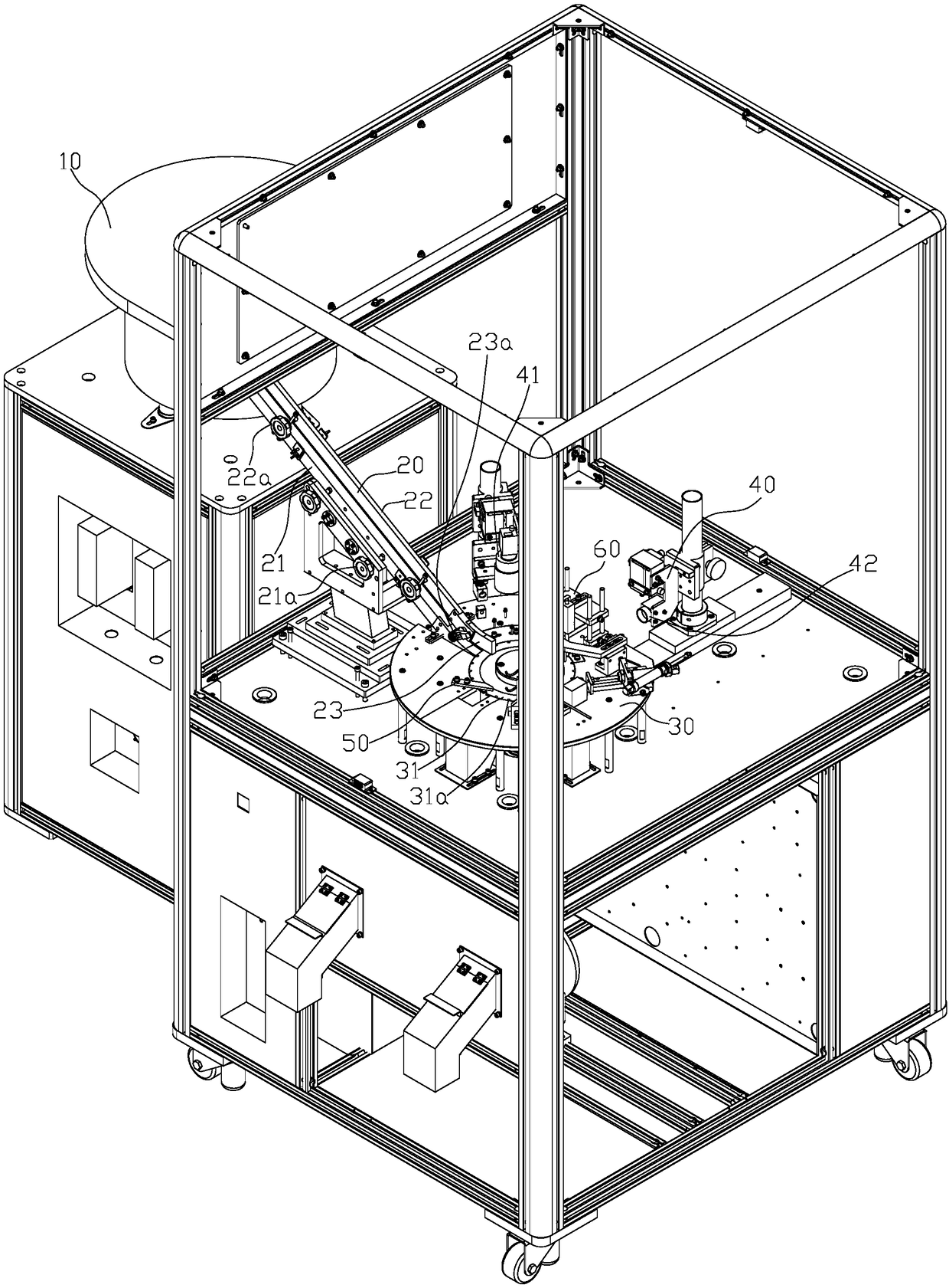 Chuck screw testing equipment