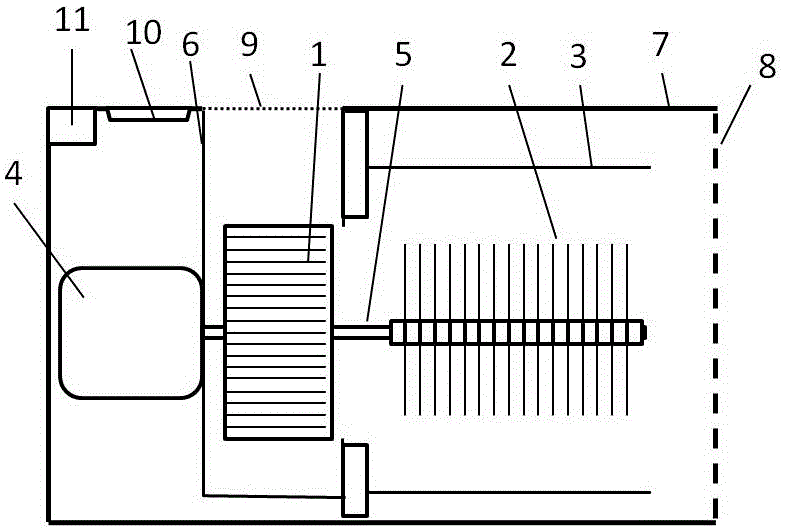 Air cleaner with rotating corona electrode