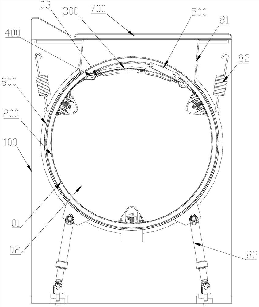 A top-loading washing machine