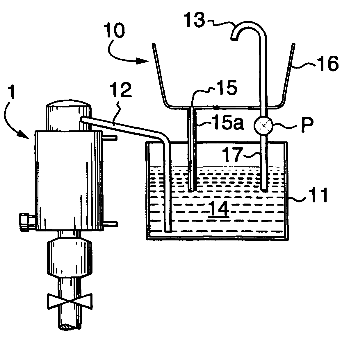 Contaminated solvent recycling system