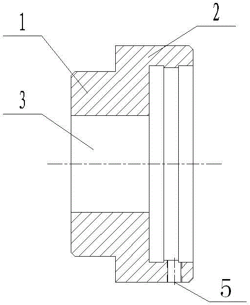 Square (circular) hole sleeve for external locking mechanism of point machine and powder metallurgy manufacture method thereof