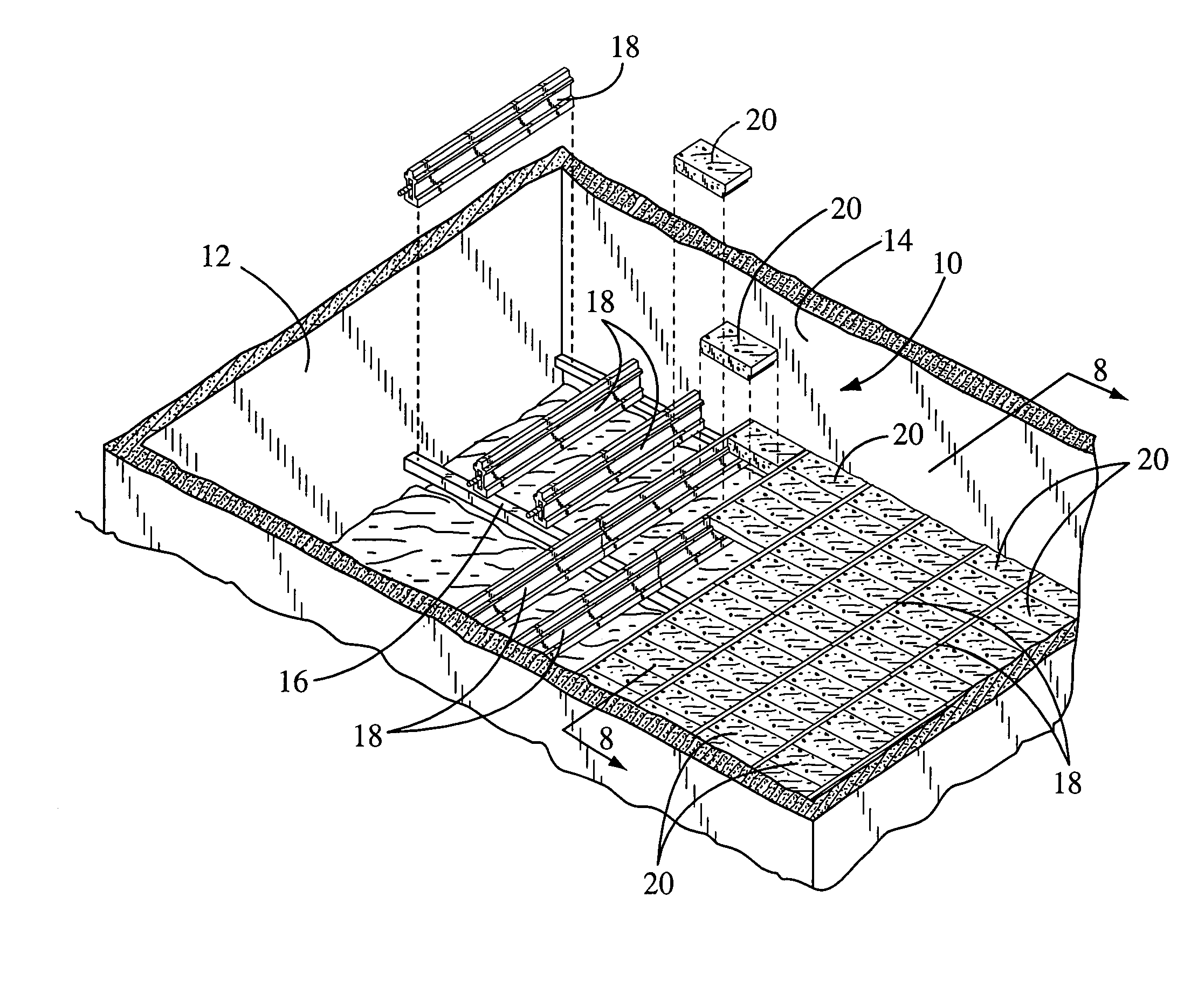 Concrete floor system and method of making floor components