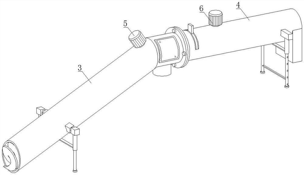 Combined spiral conveyor used in high-water-pressure mixed stratum