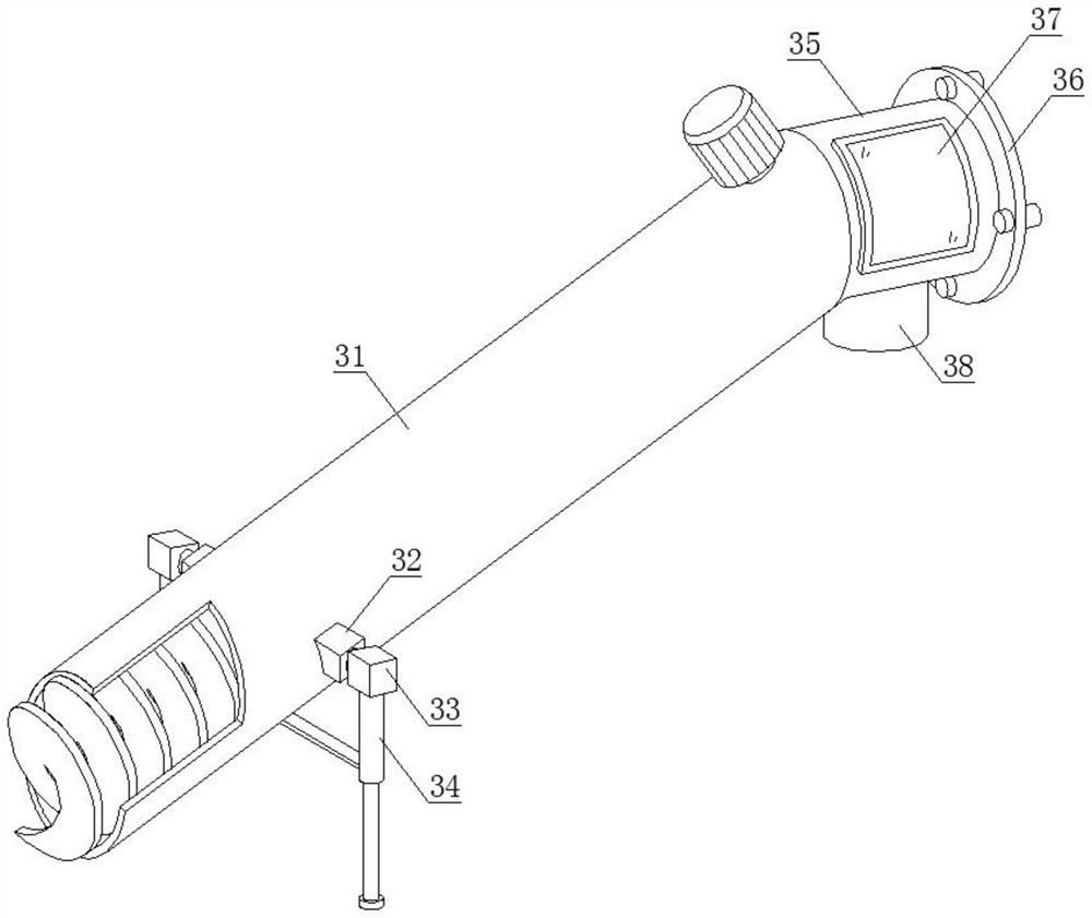 Combined spiral conveyor used in high-water-pressure mixed stratum