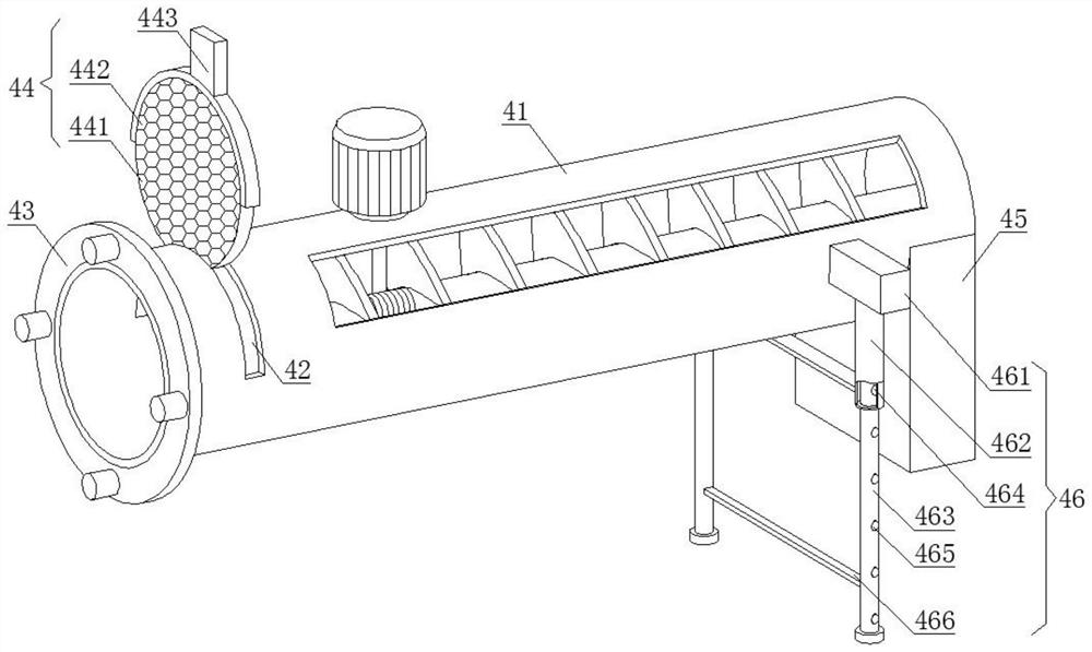 Combined spiral conveyor used in high-water-pressure mixed stratum