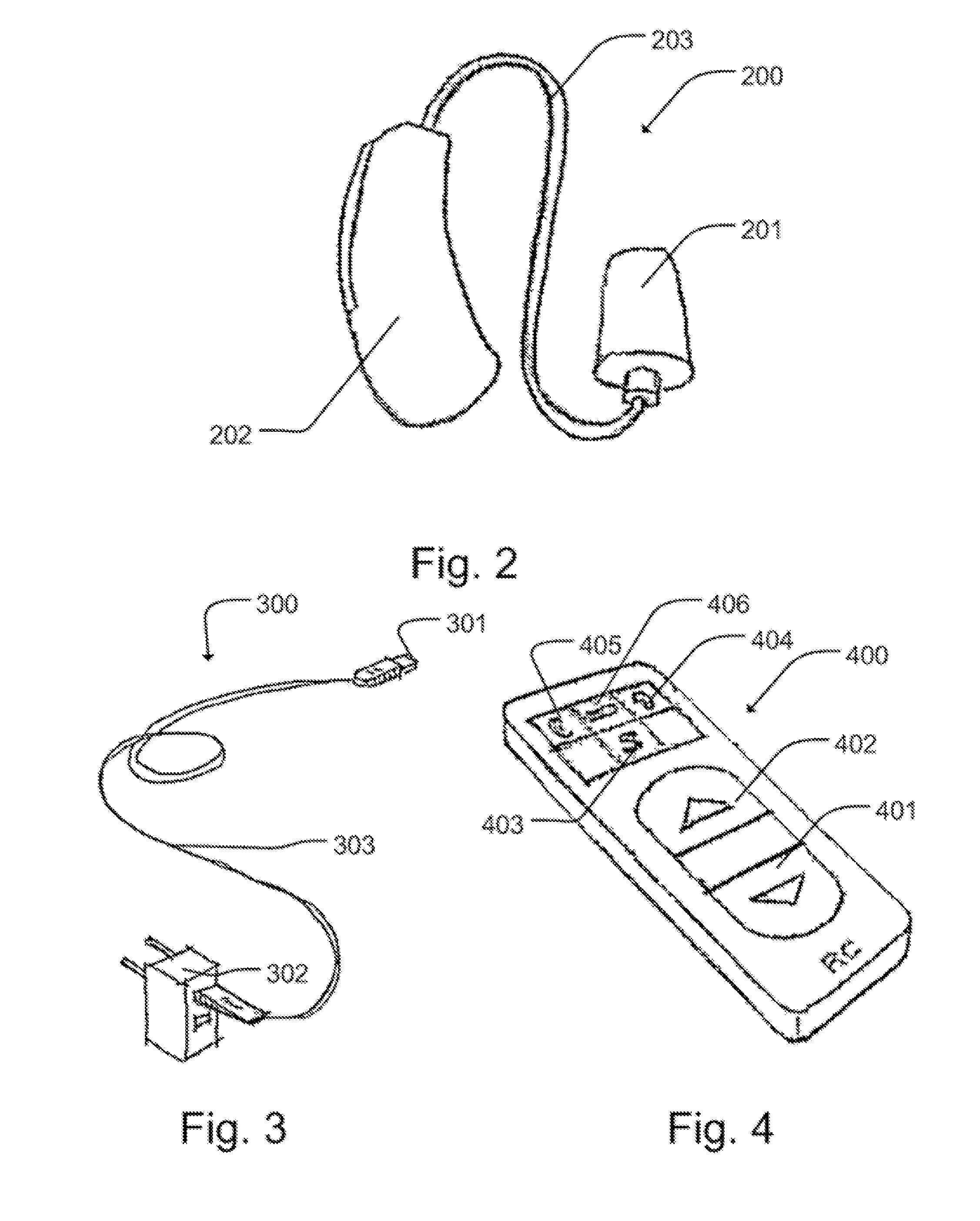 Storage system for a hearing aid
