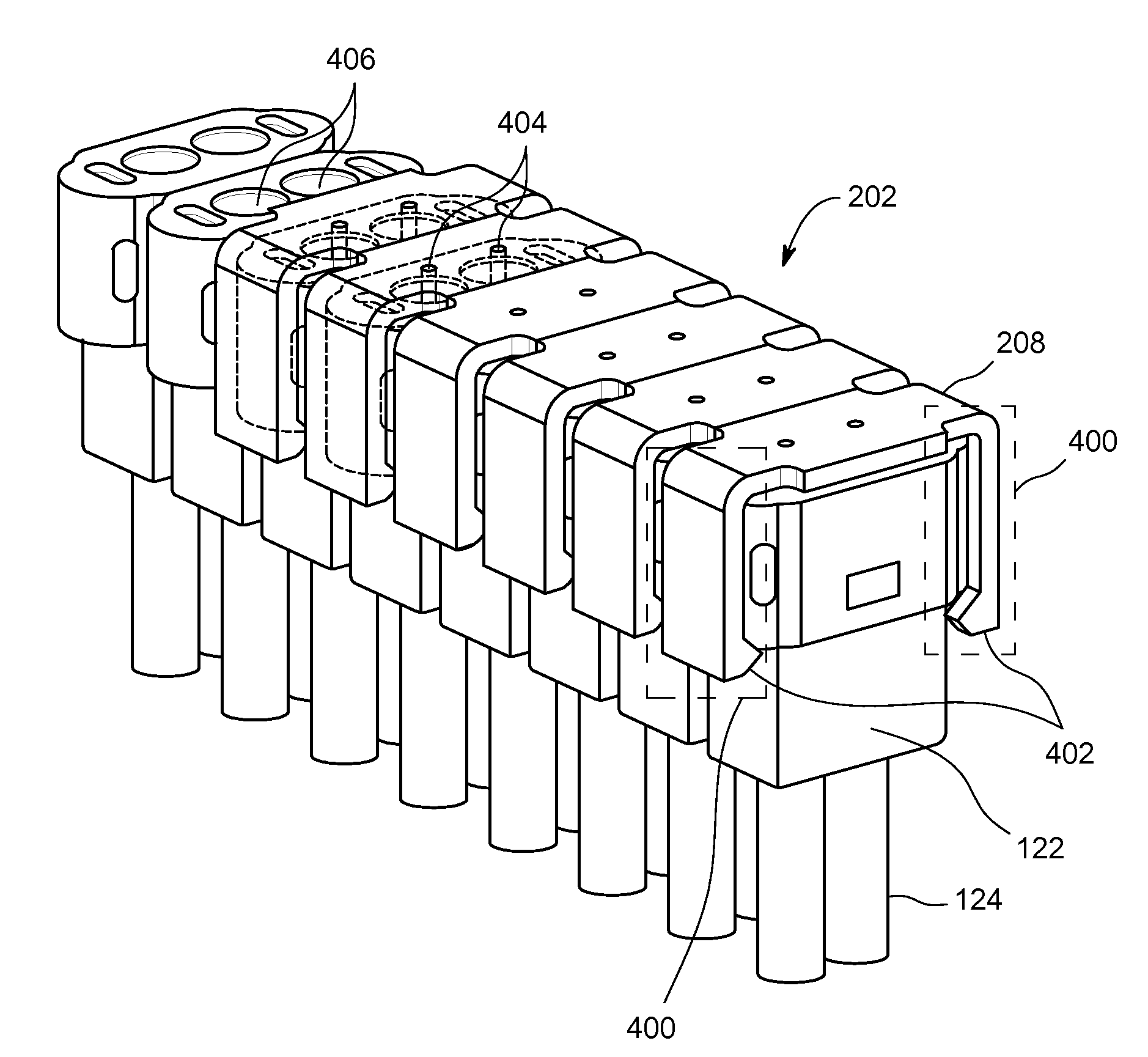 Method and apparatus for securing a segmented power cable for shipping and storage