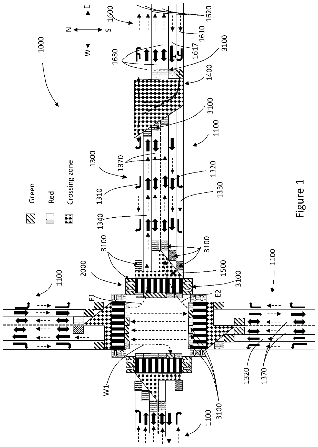 Synergistic reconfigurable traffic intersection