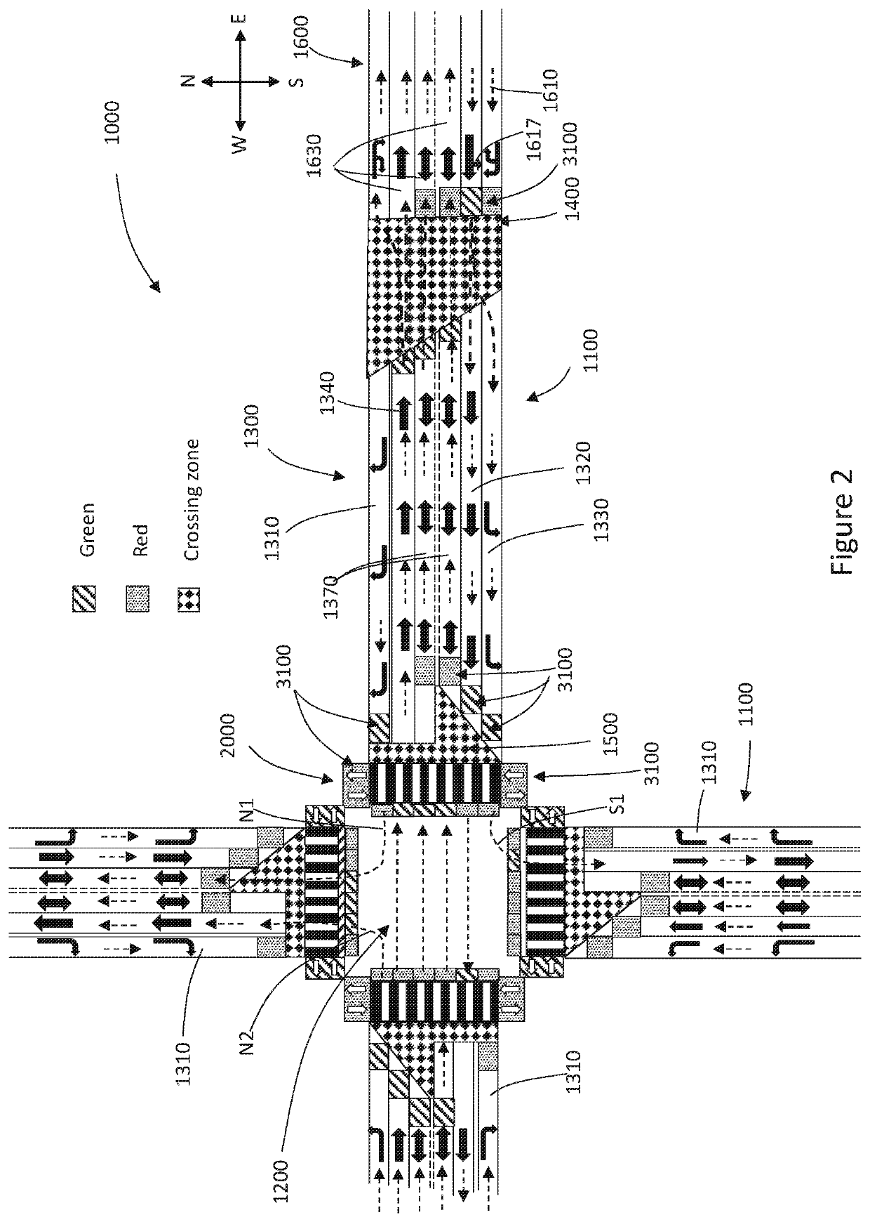 Synergistic reconfigurable traffic intersection