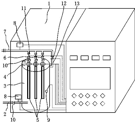 Integrated ultra-silence water supply device