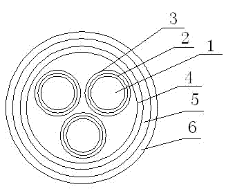 Leading cable of electric motor