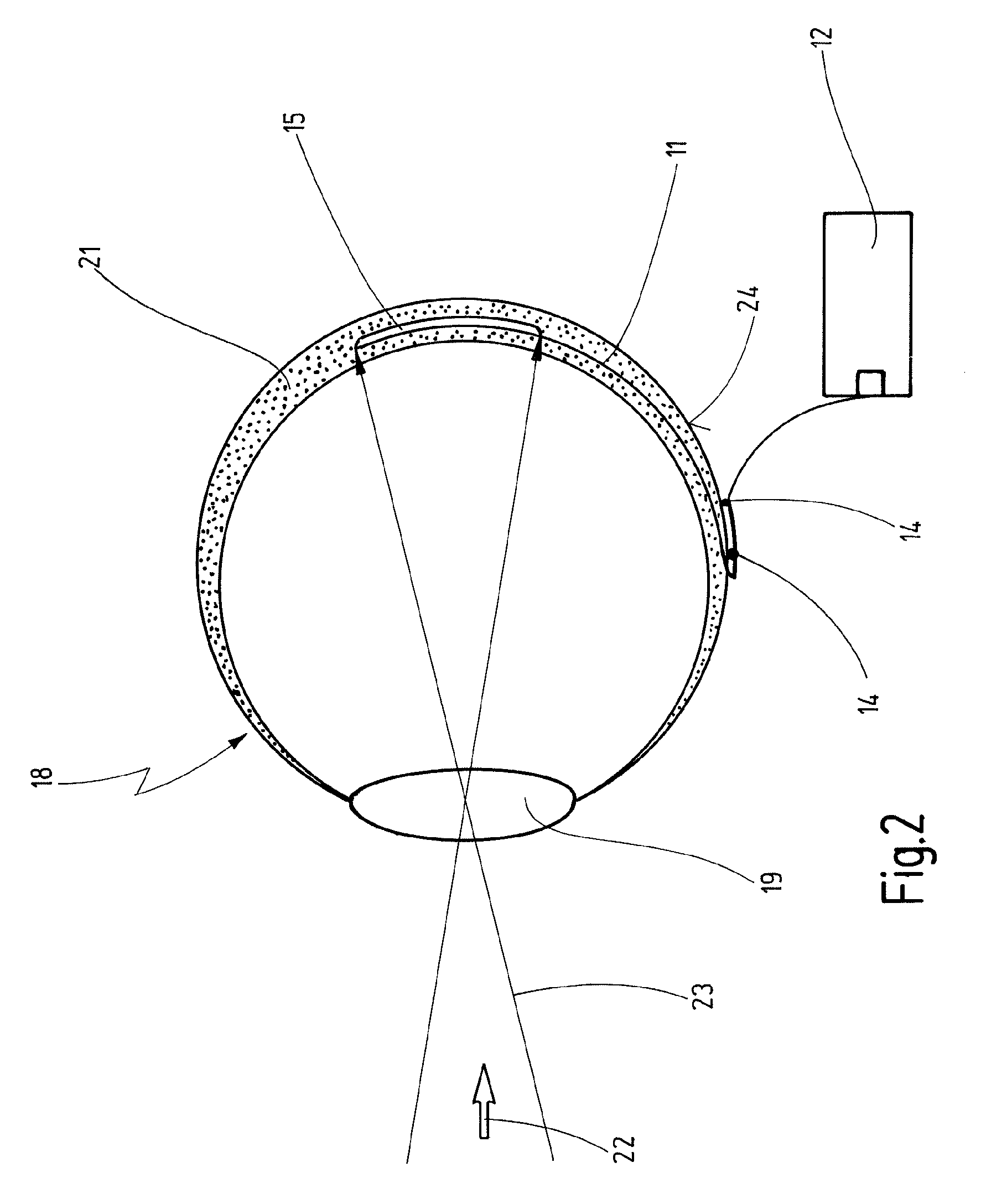 Device with a base body