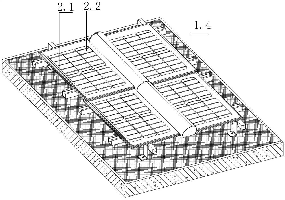 BIPV photovoltaic roof system and construction method