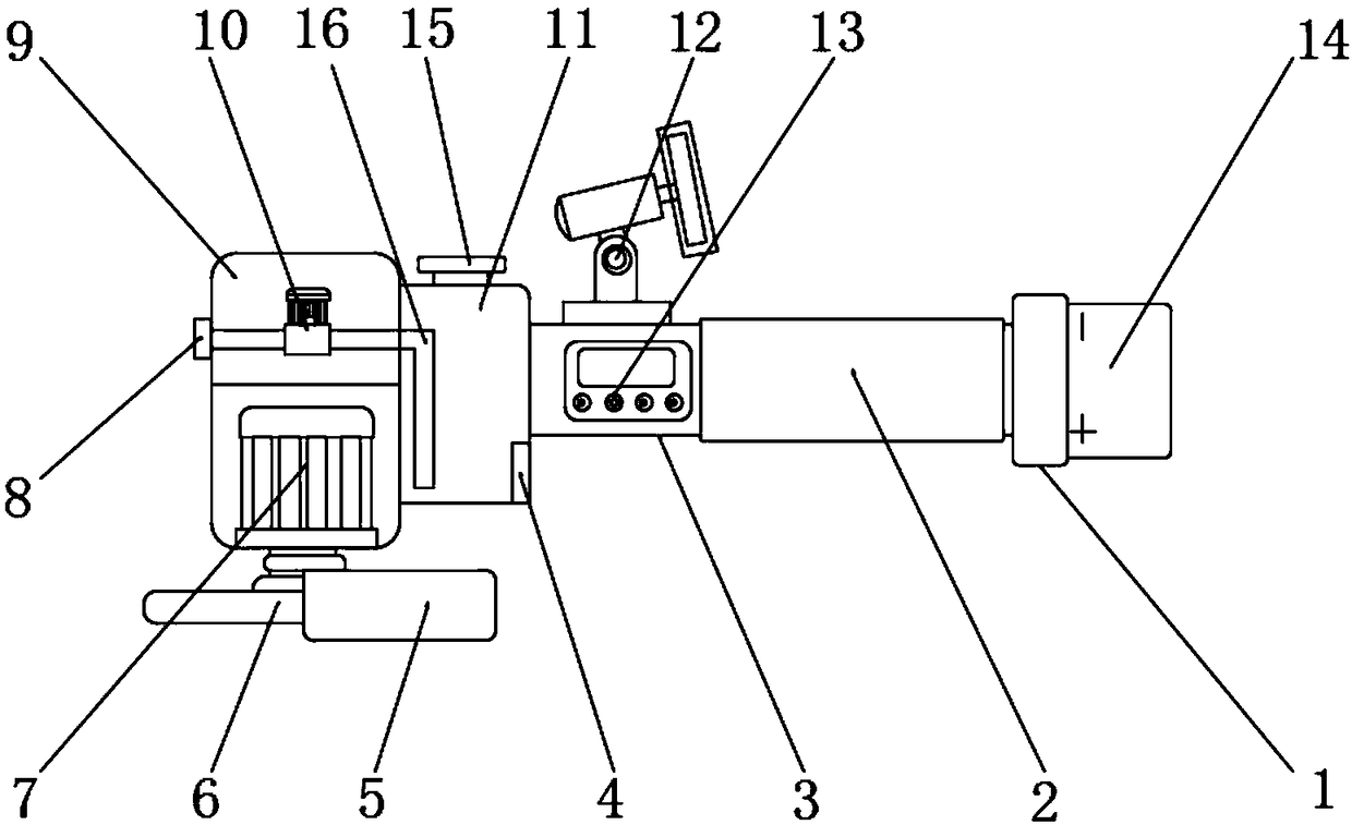 Dustproof polishing machine