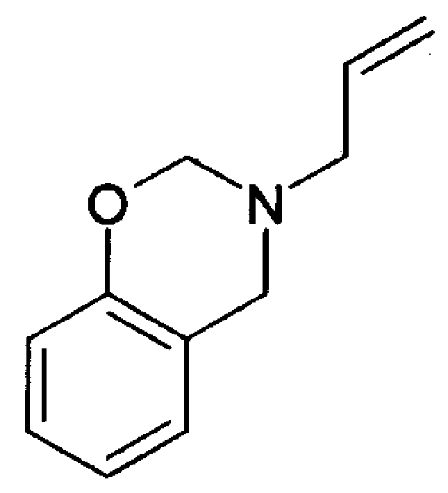 Benzoxazine intermediate containing N-allyl and composition and preparation thereof