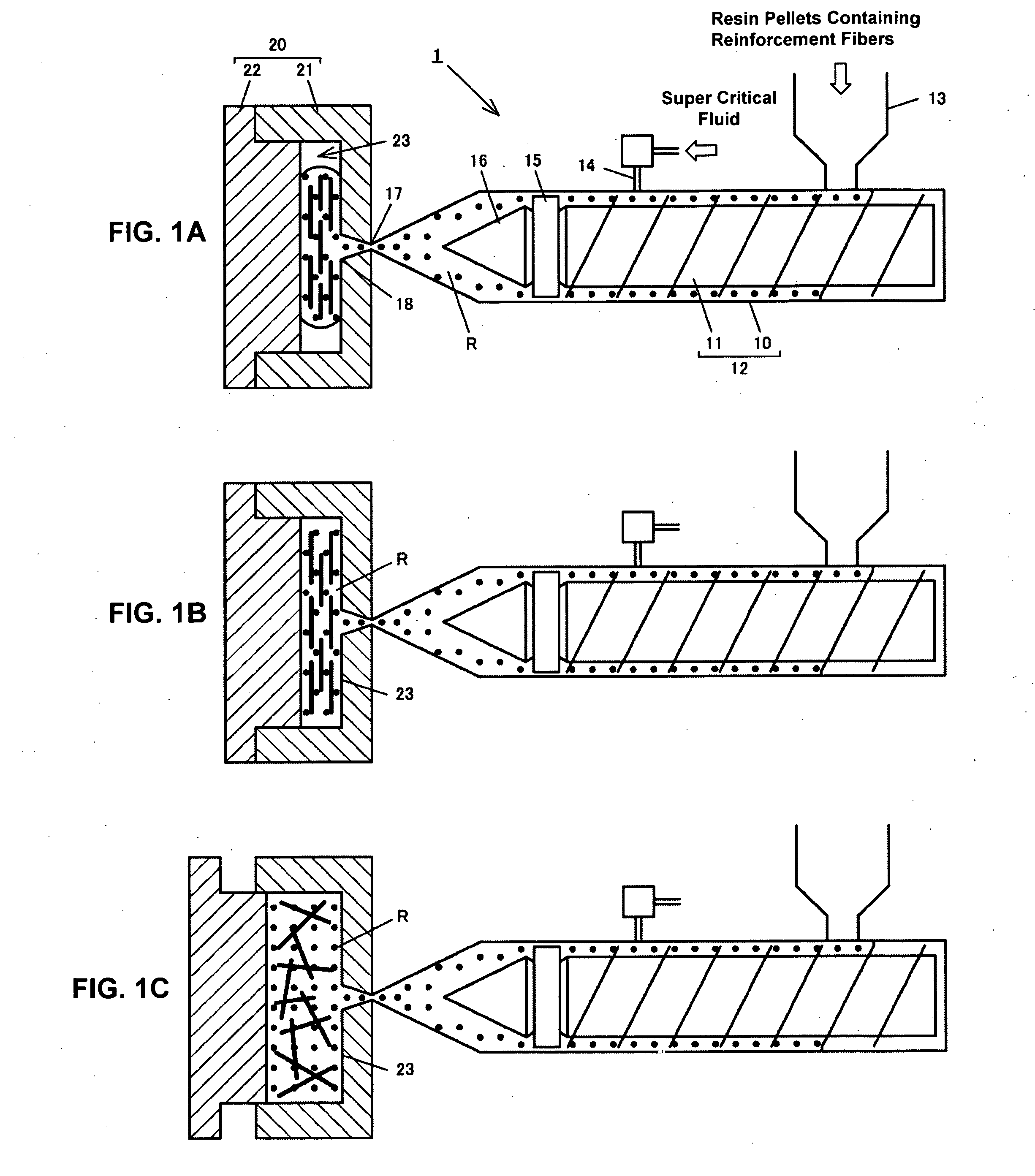 Molding method and apparatus of resin molded article