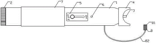 Optical fiber detection laser pen capable of changing laser colors