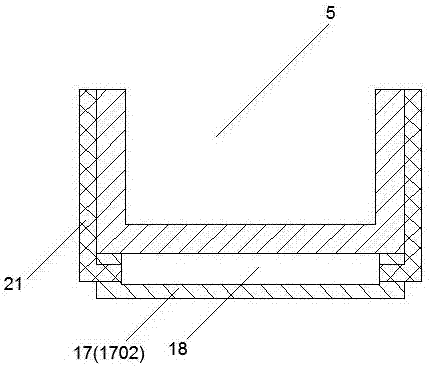 Solar cell silicon wafer diffusion furnace capable of achieving residual thermal stress relieving treatment