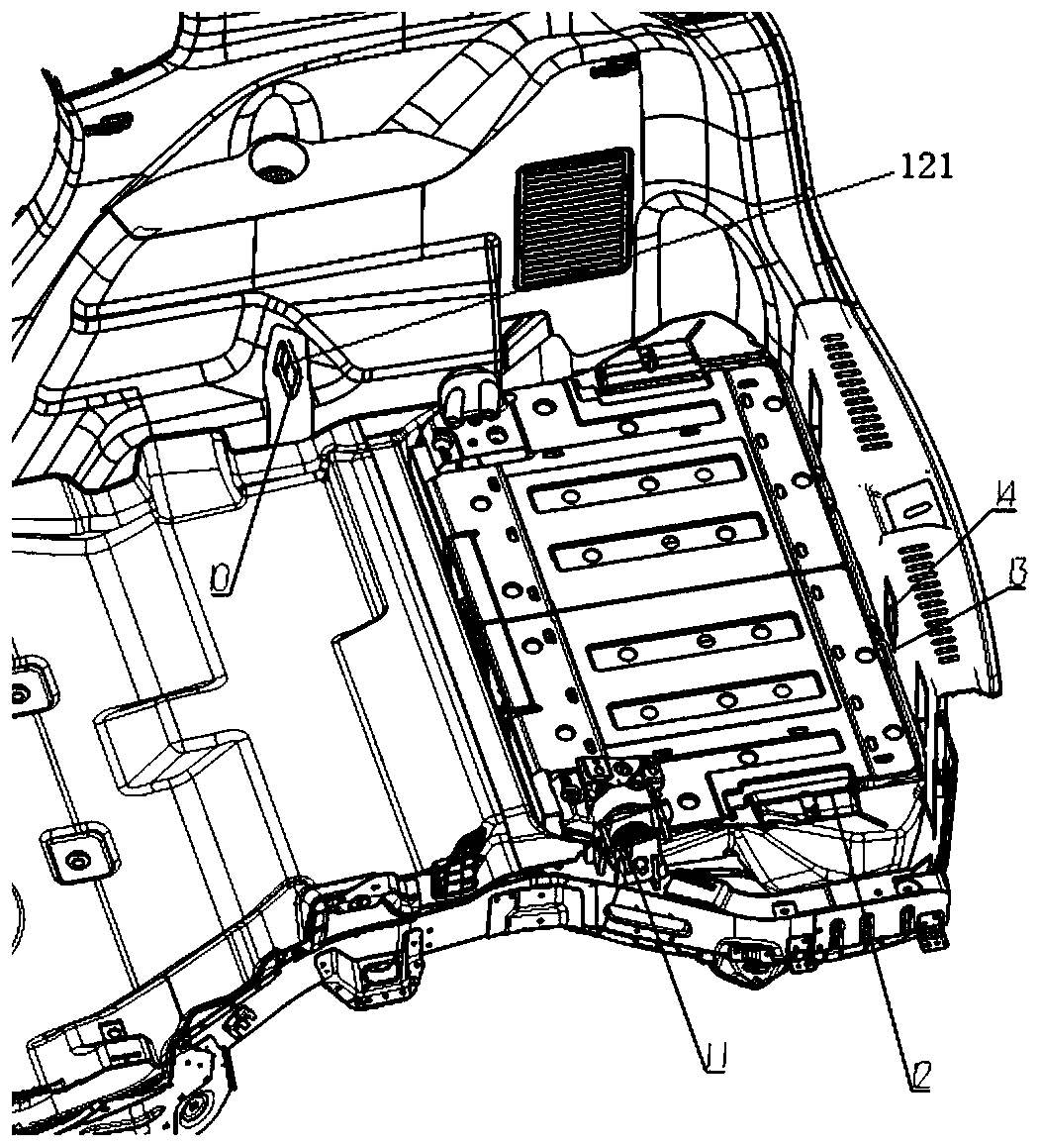 Folding flat car seat assembly and using method thereof