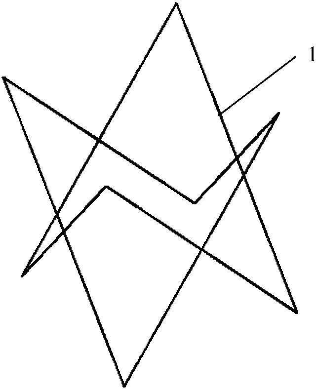 A two-way folding truss bridge structure