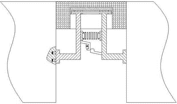 Expansion joint covering device for municipal bridge