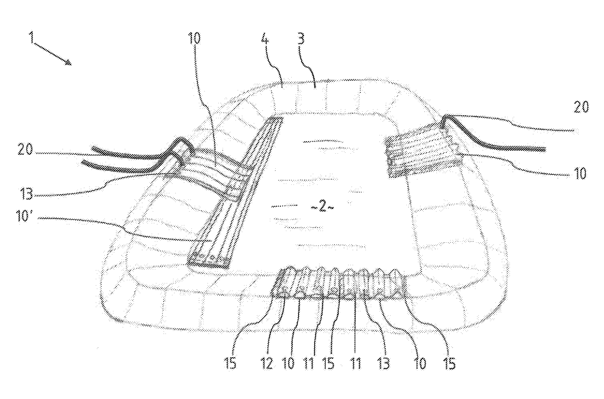 Method for setting up a protective sealing layer in a landfill basin for industrial and mining slurries and geotextile protective tube mat for carrying out the method