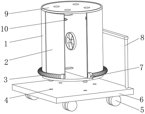 Installation adjusting assembly of electric heater