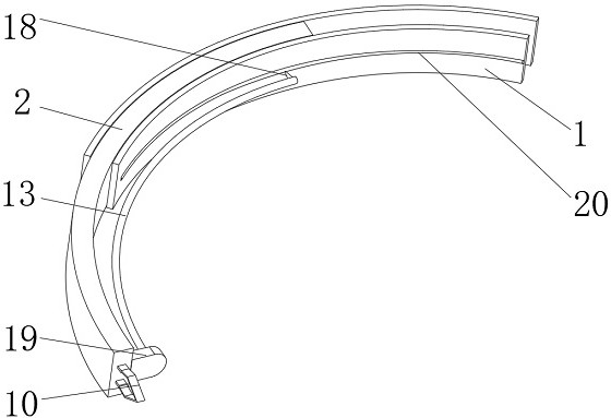 Installation adjusting assembly of electric heater