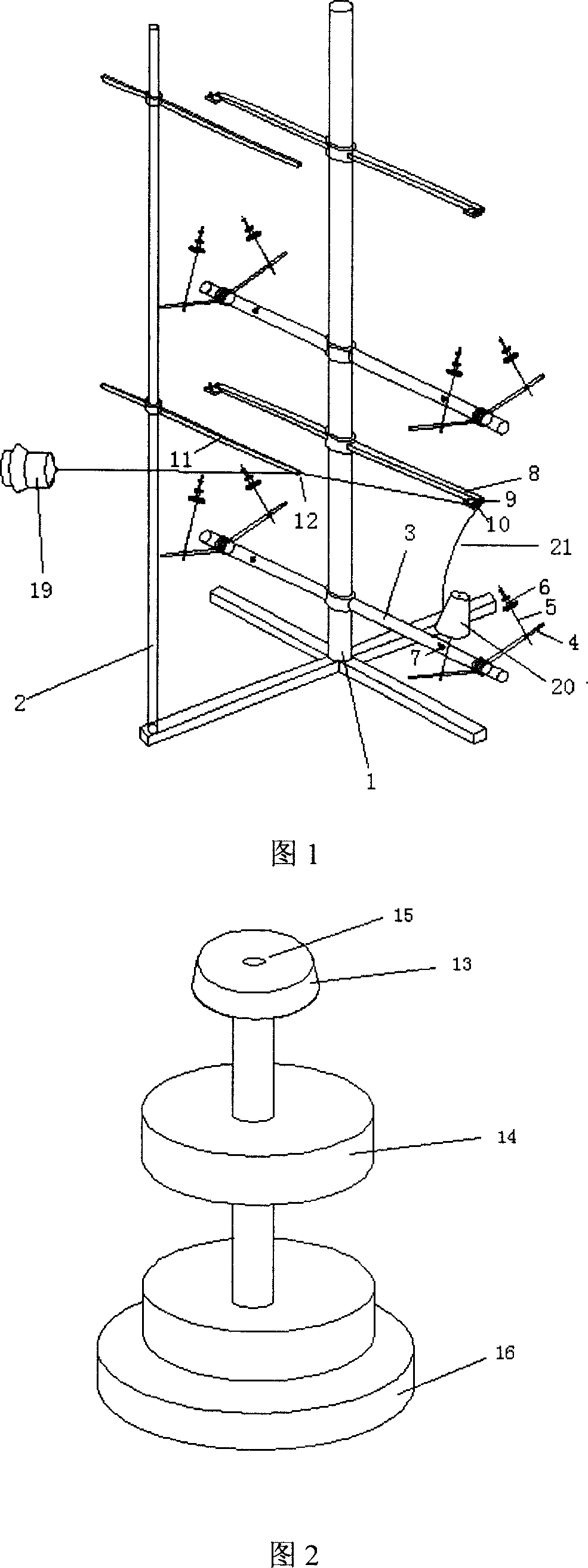 Yarn guide distance automatically regulating method and device therefor