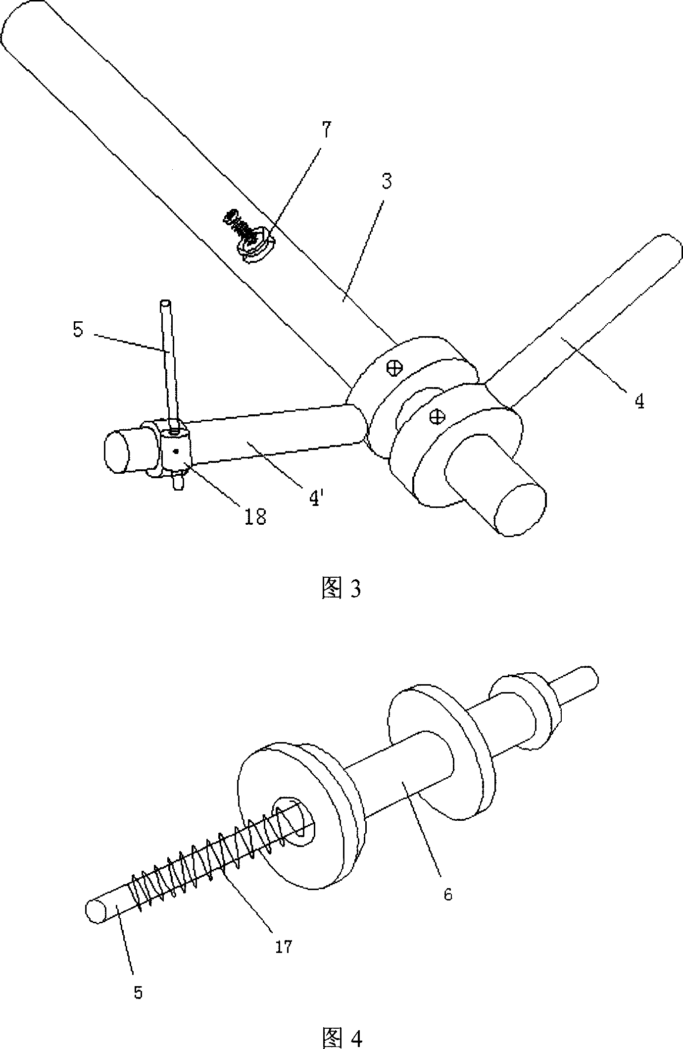 Yarn guide distance automatically regulating method and device therefor