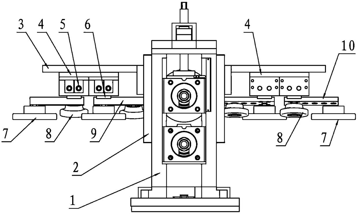 A rolling device for ensuring the straightness of flange edges of cold-formed products