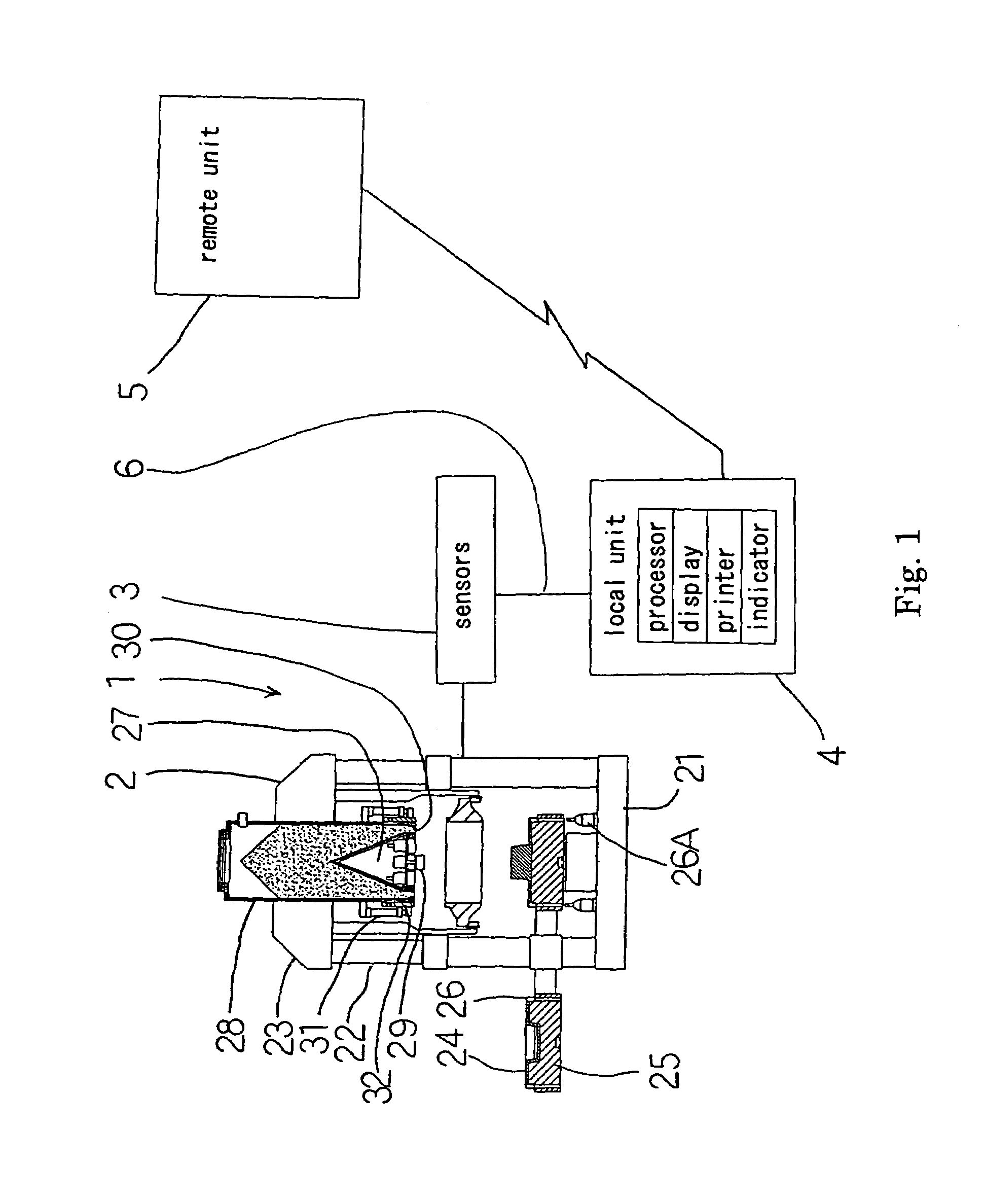 Method and system for monitoring a molding machine